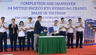 Saigon Newport Corporation receives four Hybrid RTG cranes